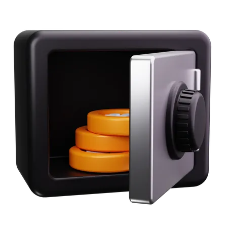 Caja fuerte  3D Icon