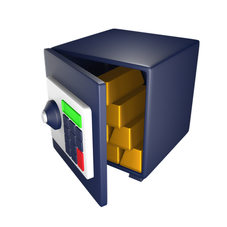 Caja fuerte  3D Icon