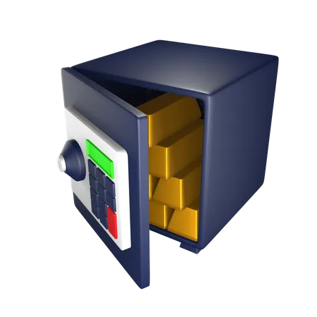 Caja fuerte  3D Icon