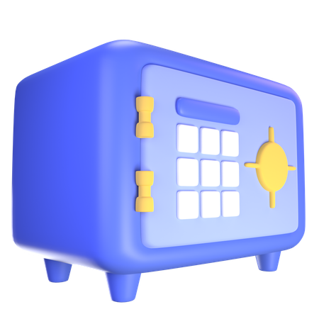 Caja fuerte  3D Icon