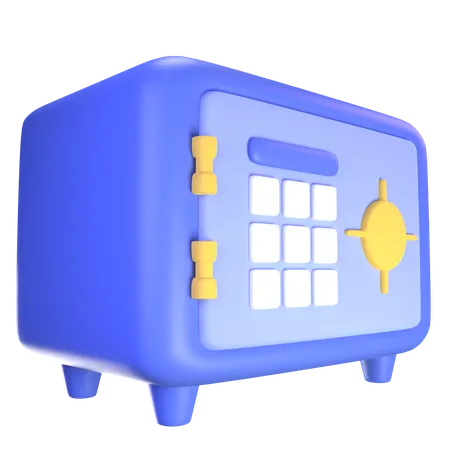 Caja fuerte  3D Icon