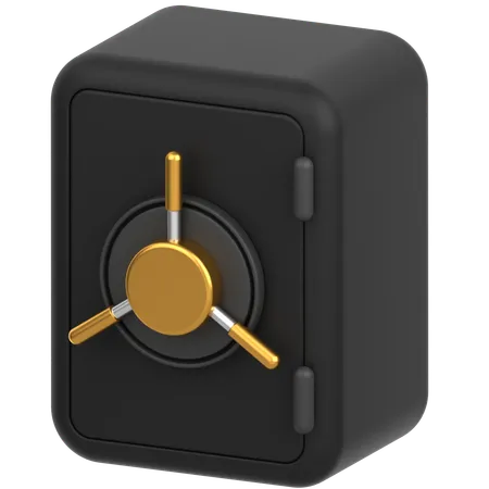 Caja fuerte  3D Icon