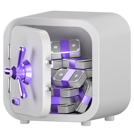 Caja fuerte  3D Icon