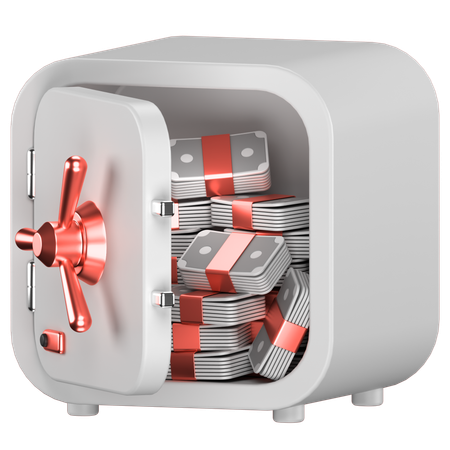 Caja fuerte  3D Icon