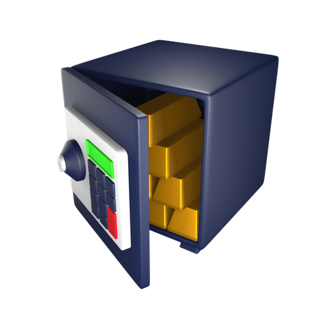 Caja fuerte  3D Icon