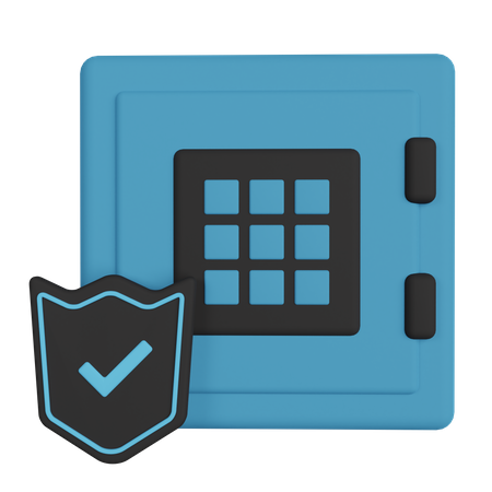 Caja fuerte  3D Icon