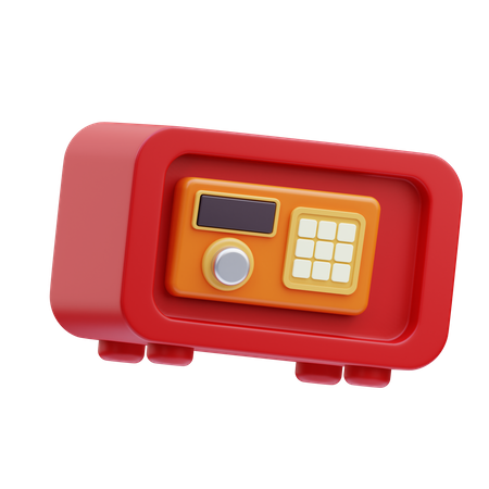 Caja fuerte  3D Icon