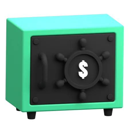 Caja fuerte  3D Icon