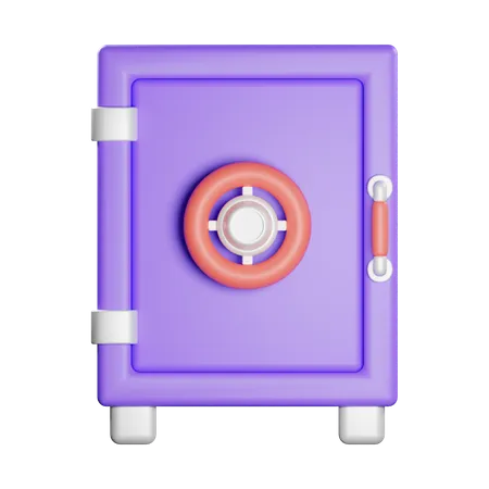 Caja fuerte  3D Icon