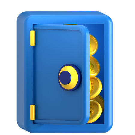 Caja fuerte  3D Icon