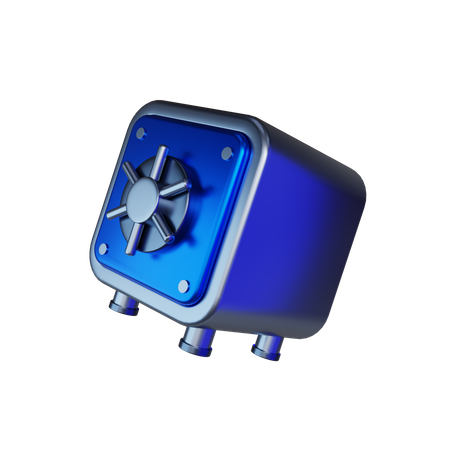 Caja fuerte  3D Icon