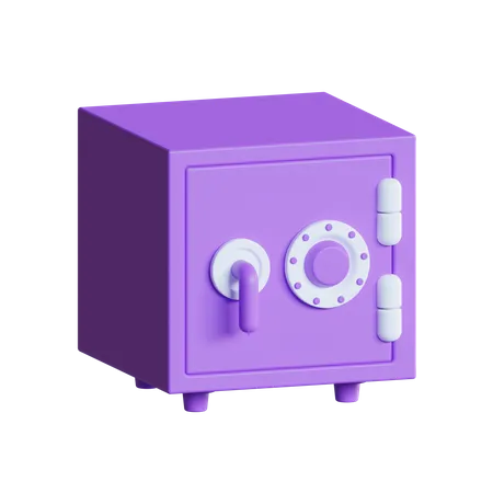 Caja fuerte  3D Icon