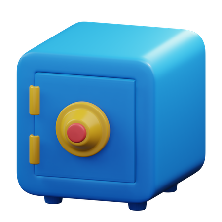 Caja fuerte  3D Icon