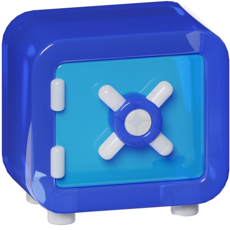 Caja fuerte  3D Icon