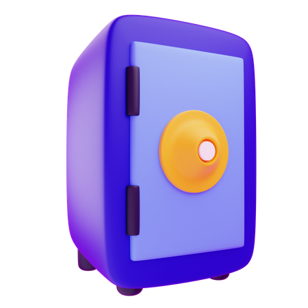 Caja fuerte  3D Icon