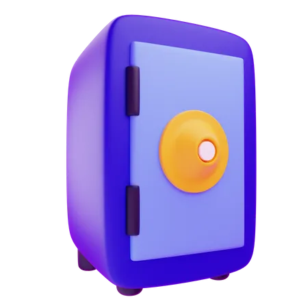 Caja fuerte  3D Icon