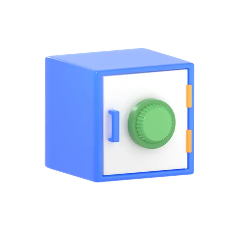 Caja fuerte  3D Icon