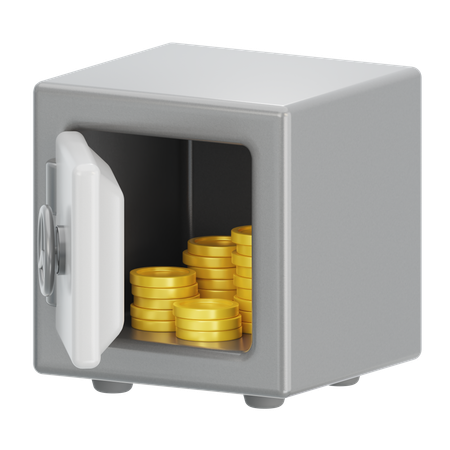 Caja fuerte del banco  3D Icon