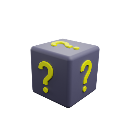 Caja misteriosa  3D Icon