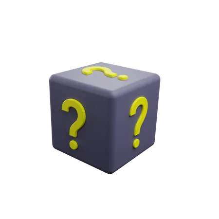 Caja misteriosa  3D Icon