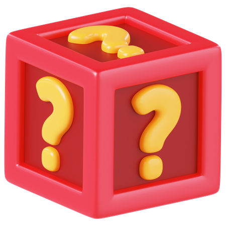 Caja misteriosa  3D Icon