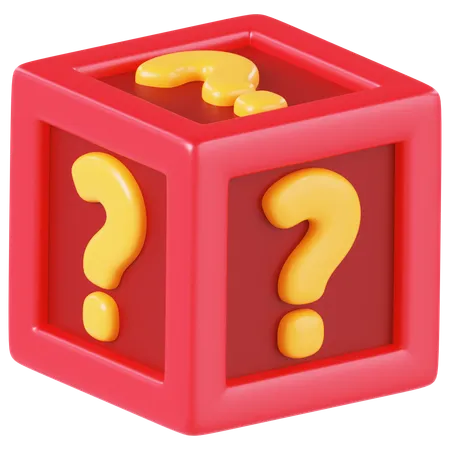 Caja misteriosa  3D Icon