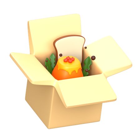 Caja de regalo  3D Icon