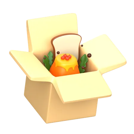 Caja de regalo  3D Icon