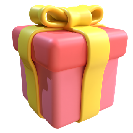 Caja de regalo  3D Icon