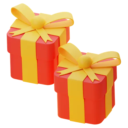 Caja de regalo  3D Icon