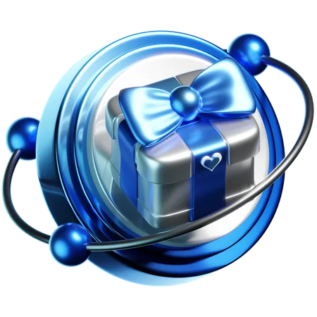 Caja de regalo  3D Icon