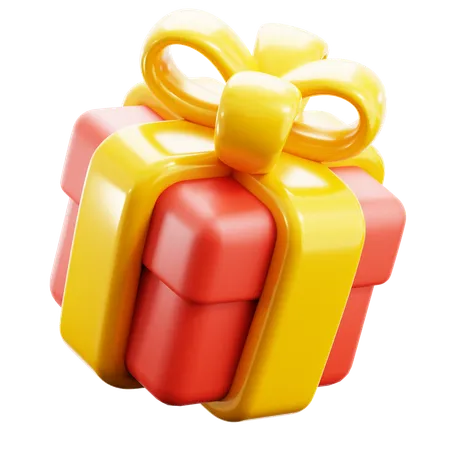 Caja de regalo  3D Icon