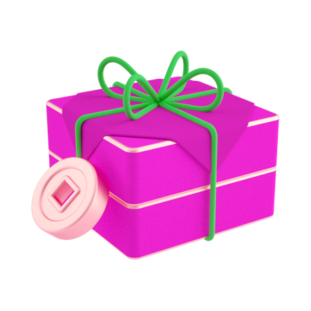 Caja de regalo  3D Icon