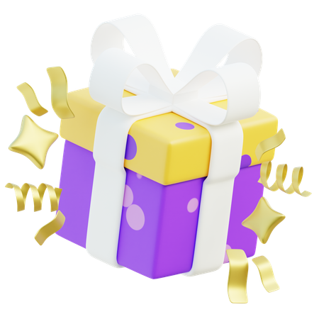 Caja de regalo  3D Icon