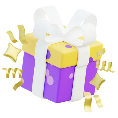 Caja de regalo  3D Icon