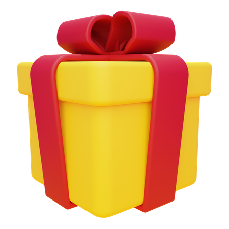 Caja de regalo  3D Icon