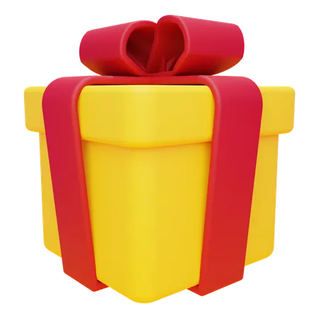 Caja de regalo  3D Icon