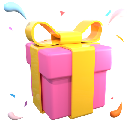 Caja de regalo  3D Illustration