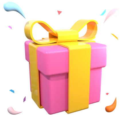 Caja de regalo  3D Illustration