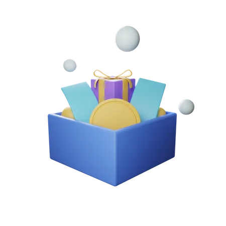 Caja de regalo  3D Illustration