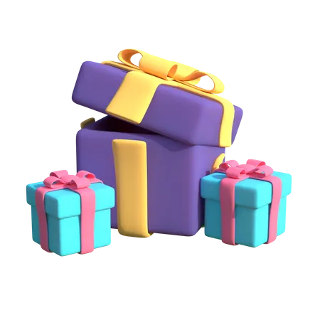 Caja de regalo  3D Illustration