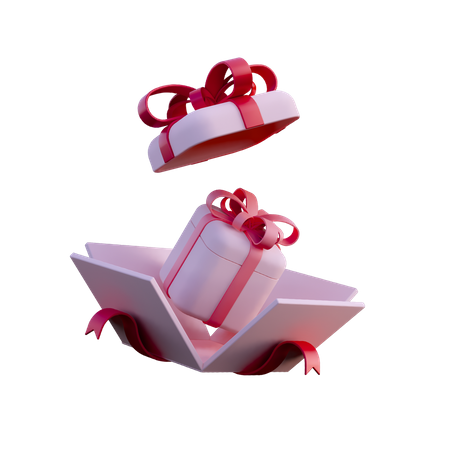 Caja de regalo  3D Illustration