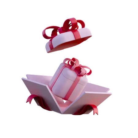 Caja de regalo  3D Illustration