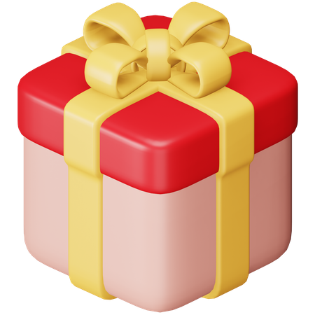 Caja de regalo  3D Icon