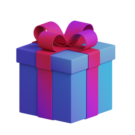 Caja de regalo  3D Icon