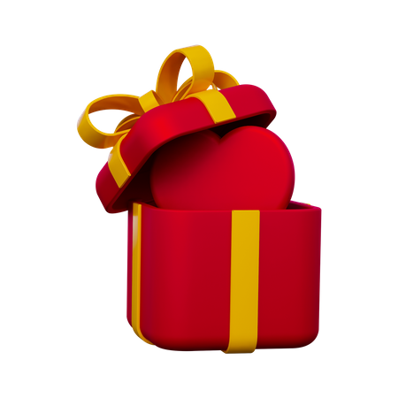 Caja de regalo  3D Icon