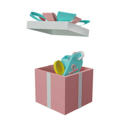 Caja de regalo  3D Illustration