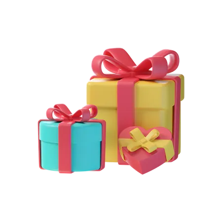 Caja de regalo  3D Icon