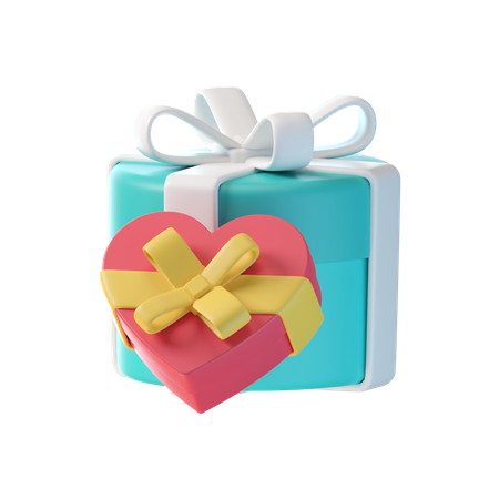 Caja de regalo  3D Icon