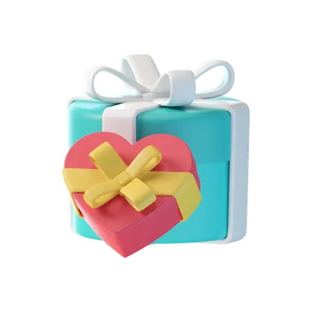 Caja de regalo  3D Icon